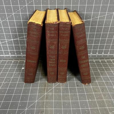 The Children's Classic Set 4 Volumes Dated 1925 