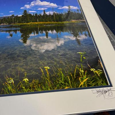 Singed Photograph of Yellowstone Park by Skyler Chang 