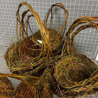 Group of Twig Baskets 9 
