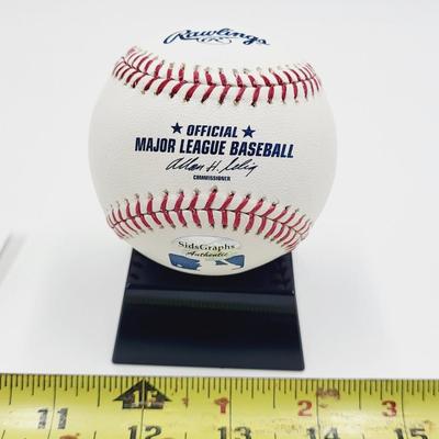 MARTIN PEREZ AUTHENTICATED SIGNED BASEBALL