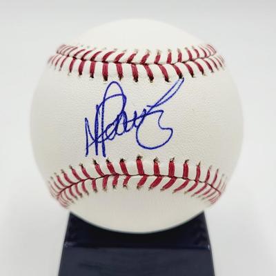 MARTIN PEREZ AUTHENTICATED SIGNED BASEBALL