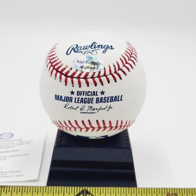 ROBERT STEPHENSON - 2011 1st RD PICK AUTHENTICATED SIGNED BASEBALL
