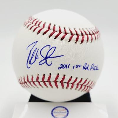 ROBERT STEPHENSON - 2011 1st RD PICK AUTHENTICATED SIGNED BASEBALL