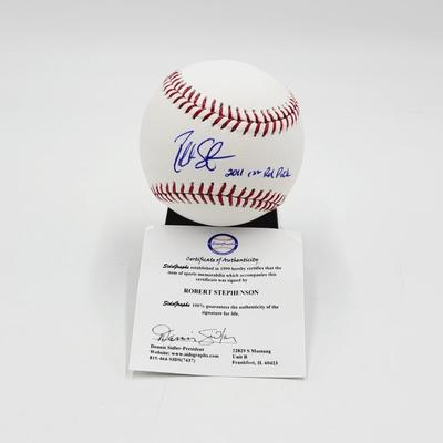 ROBERT STEPHENSON - 2011 1st RD PICK AUTHENTICATED SIGNED BASEBALL