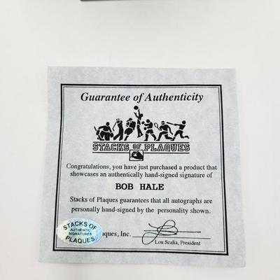 BOB HALE AUTHENTICATED SIGNED BASEBALL
