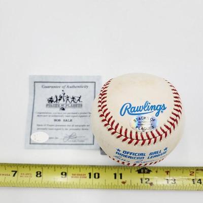 BOB HALE AUTHENTICATED SIGNED BASEBALL