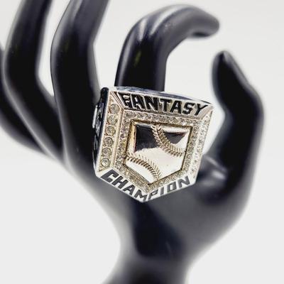 AUTHENTIC PREMIUM FANTASY BASEBALL CHAMPIONSHIP RING FROM FANTASY CHAMPS #2
