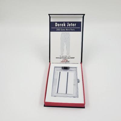 2003 DEREK JETER GAME WORN PANTS PIECE AUTHENTICATED