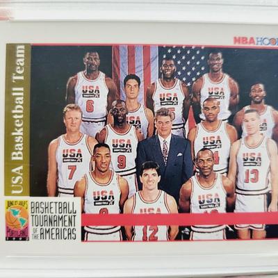 PSA 1992 HOOPS USA BASKETBALL TEAM NM-MT PROTECTED