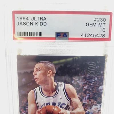 PSA 1994 ULTRA JASON KIDD GEM MT PROTECTED BASKETBALL CARD