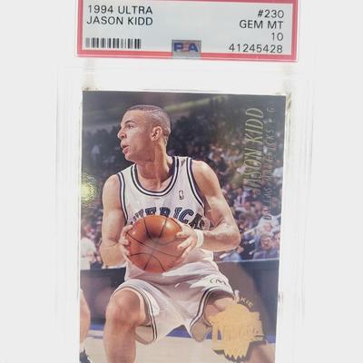 PSA 1994 ULTRA JASON KIDD GEM MT PROTECTED BASKETBALL CARD