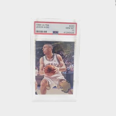 PSA 1994 ULTRA JASON KIDD GEM MT PROTECTED BASKETBALL CARD