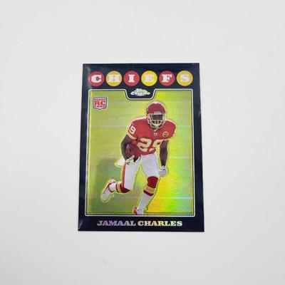 2008 TOPPS CHIEFS JAMAAL CHARLES RUNNING BACK FOOTBALL CARD