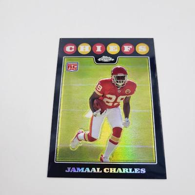 2008 TOPPS CHIEFS JAMAAL CHARLES RUNNING BACK FOOTBALL CARD