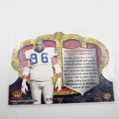 1996 PACIFIC COLLECTION SEAHAWKS CORTEZ KENNEDY FOOTBALL CARD