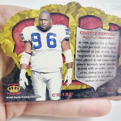 1996 PACIFIC COLLECTION SEAHAWKS CORTEZ KENNEDY FOOTBALL CARD