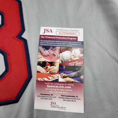 JSA AUTHENTICATED JOSE CANSECO "CHEMIST" SIGNED BASEBALL JERSEY