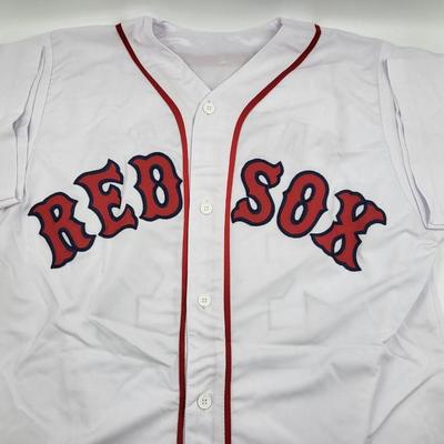 JSA AUTHENTICATED RED SOX JOSE CANSECO SIGNED BASEBALL JERSEY