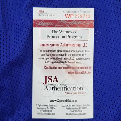JSA AUTHENTICATED WALT FRAZIER NEW YORK KNICKS SIGNED JERSEY