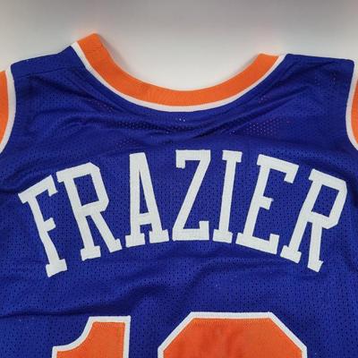 JSA AUTHENTICATED WALT FRAZIER NEW YORK KNICKS SIGNED JERSEY
