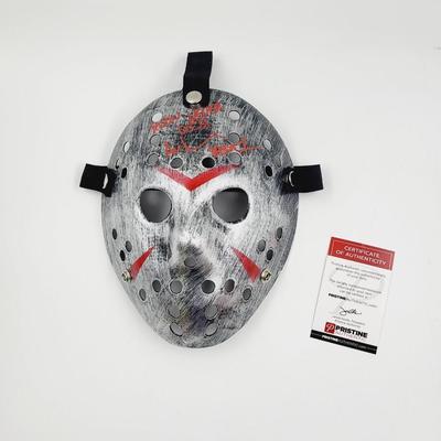 AUTHENTICATED ARI LEHMAN (JASON FROM THE 1ST FRIDAY THE 13TH MOVIES) SIGNED MASK