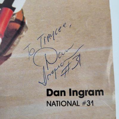 DAN INGRAM #31 SIGNED PICTURE