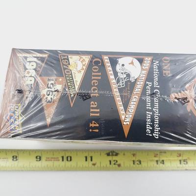 UNOPENED UNIVERSITY OF TEXAS COLLECTOR CARDS W/ PENDANT