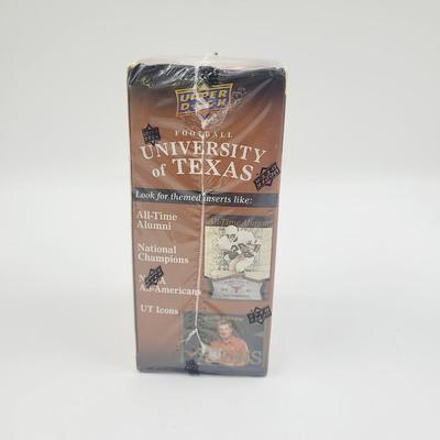 UNOPENED UNIVERSITY OF TEXAS COLLECTOR CARDS W/ PENDANT