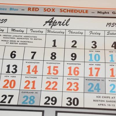 1959 Calendar