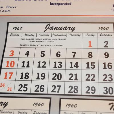 1959 Calendar