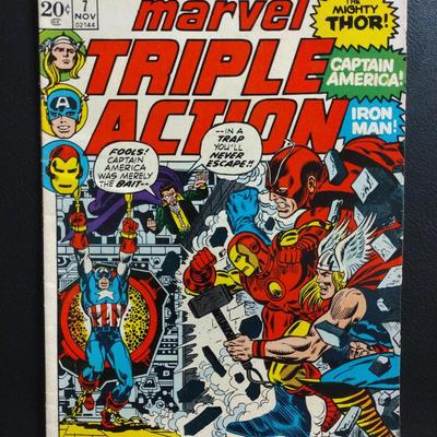 Marvel Triple Action and The Invincible Iron Man Comics