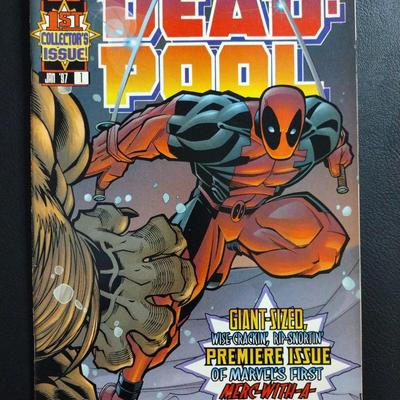 DeadPool Comics and an X-Force Comic