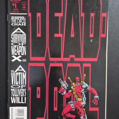 DeadPool Comics and an X-Force Comic