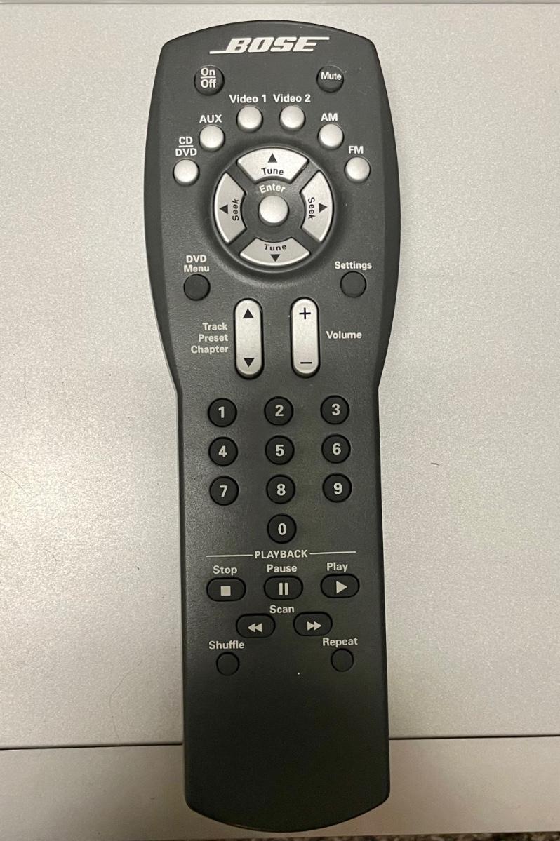 Bose 321 Remote Control - Series 1 – For Media Center AV321 ...