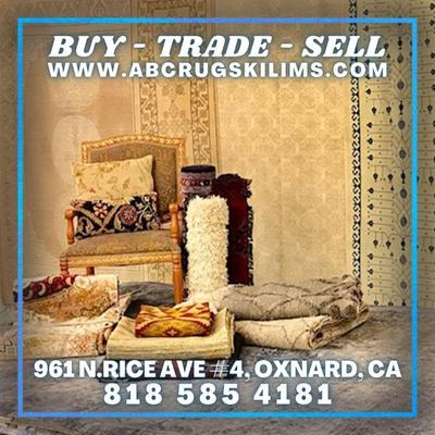 ABC Rugs Kilims Special Discount 70% off, Online and our OXNARD Showroom, ON Hand Knotted Rugs, Kilims, Arts, Jewelry, Gold & Antiques...