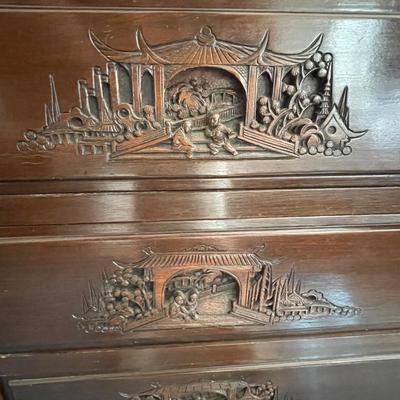 George Zee carved dresser for Duncan & Duncan 0f Washington D.C