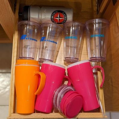 Lot of Thermos' Insulated Cups