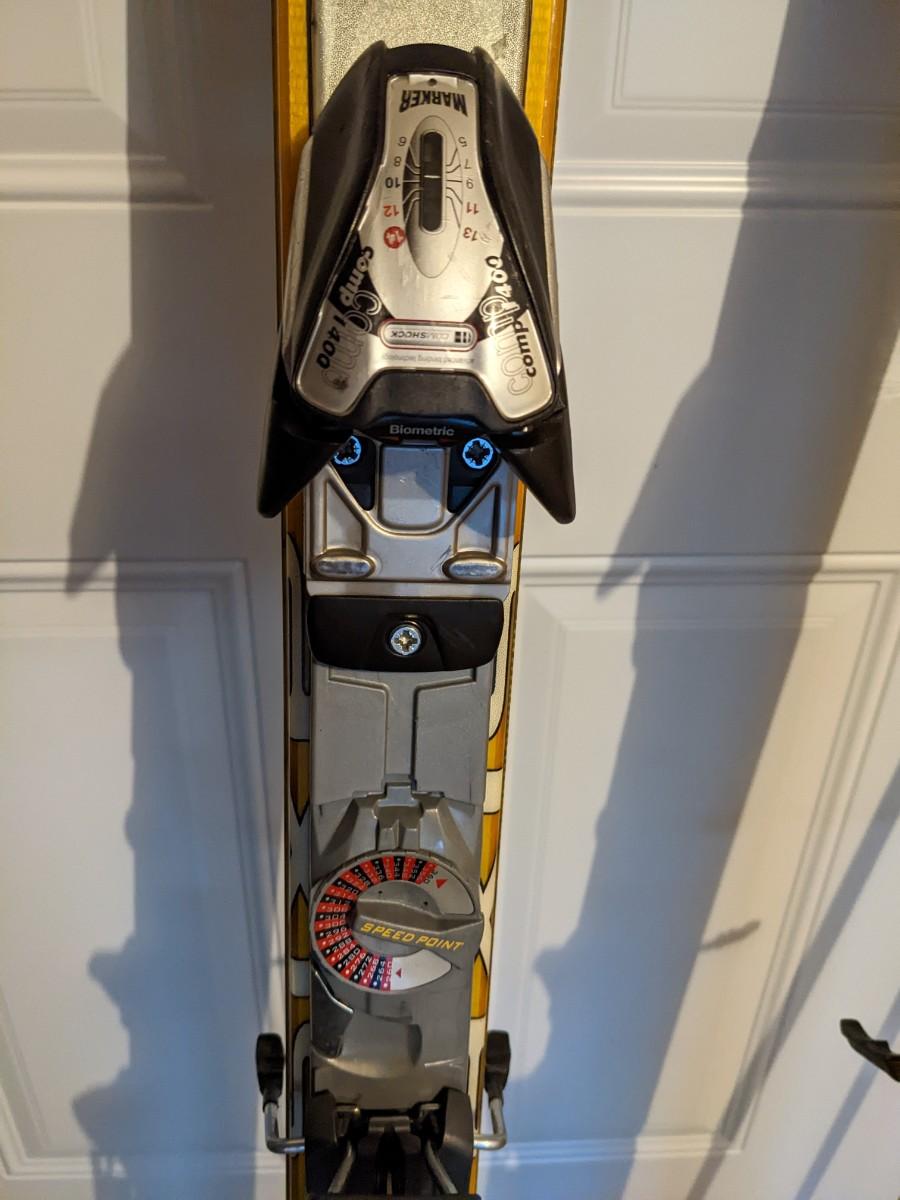 K2 Axis XP 16mm Skis with Biometric Comp 1400 Bindings