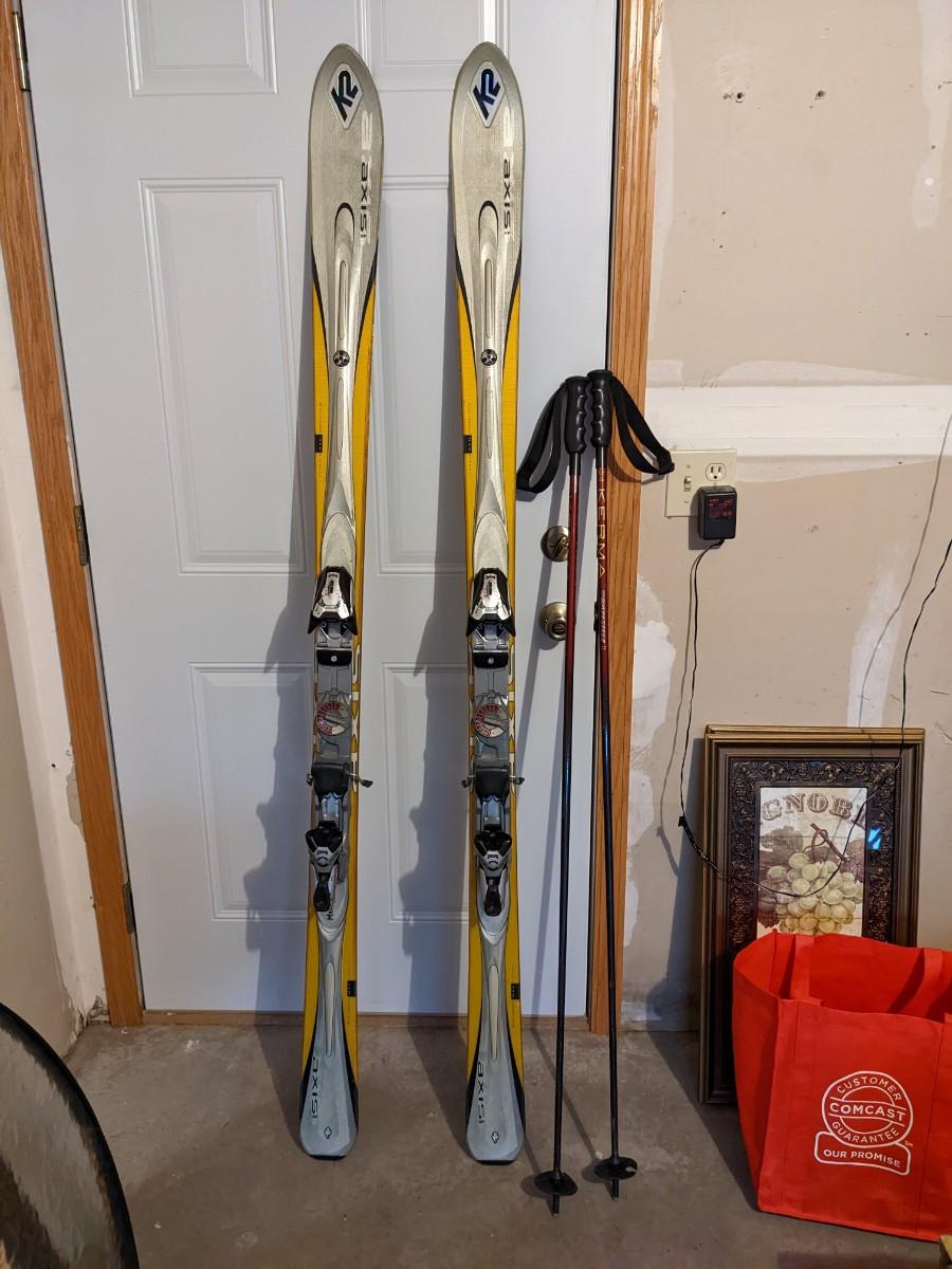 K2 Axis XP 16mm Skis with Biometric Comp 1400 Bindings