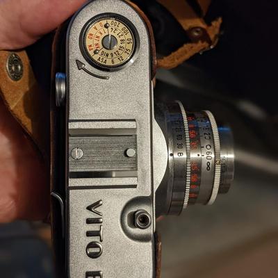 Vintage Voigtlander Vito B Color Skopar Lens Vintage 35mm Film Camera With Case Germany