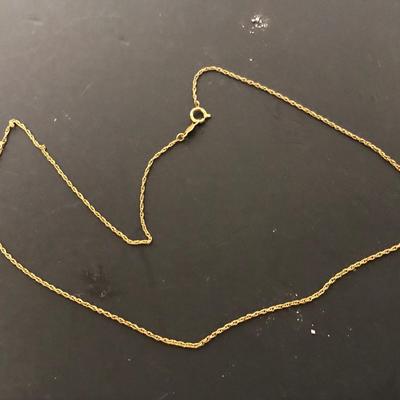 14KT GOLD NECKLACE