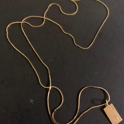 14KT GOLD NECKLACE