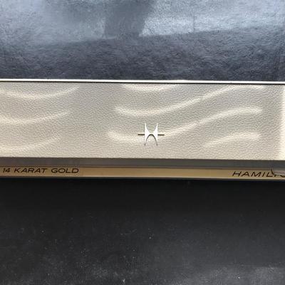 14KT GOLD HAMILTON WATCH