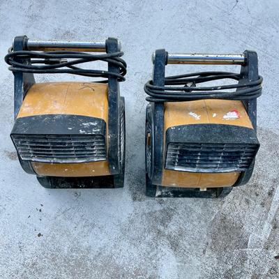 A Matching Pair of Lasko Pro Performance Fans (G-NM)
