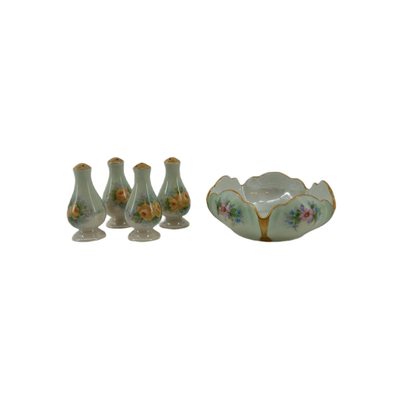 Vintage Candy Dish and Shakers