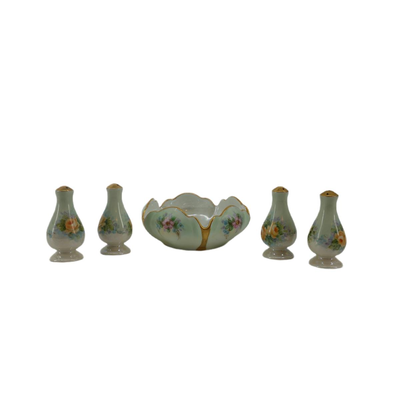 Vintage Candy Dish and Shakers