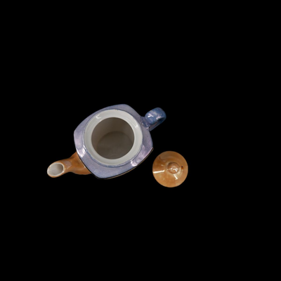 Hand-Painted Japanese Peach Colored Teapot