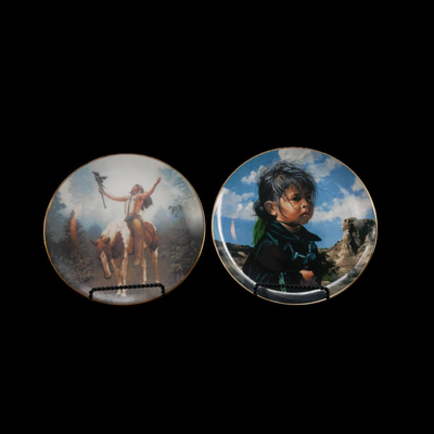 Set of Native American Collectors Plates