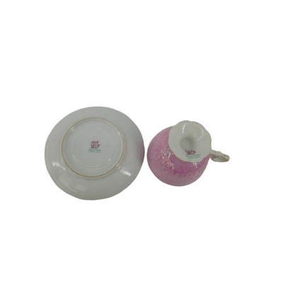 Vintage Pink Teacup and Saucer