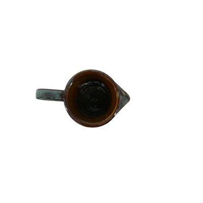 Pottery Mug with Drip Saucer